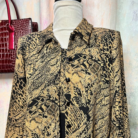 VTG๐ K Petite Elegant & Timeless Business Jacket Dress - Picture 5 of 16